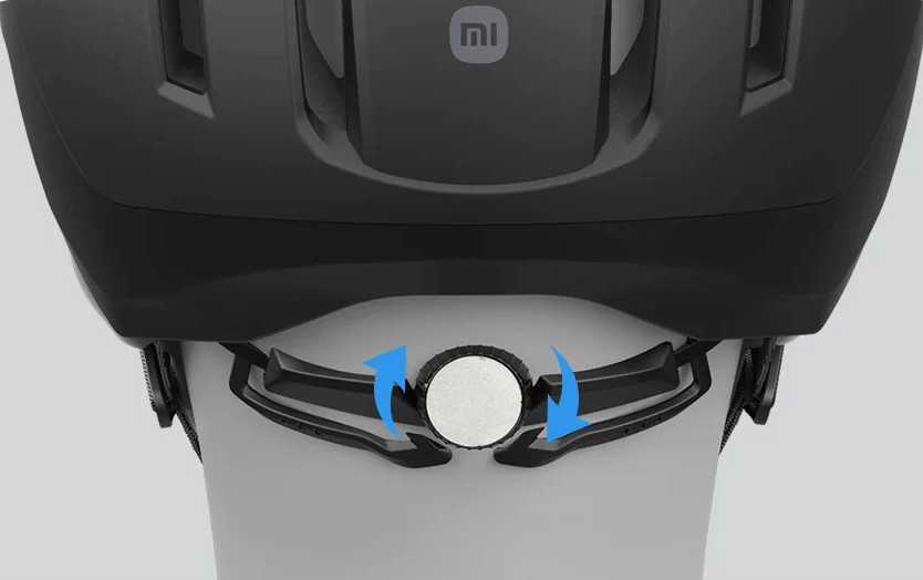 Xiaomi Riding Helmet | Charcoal pilkas