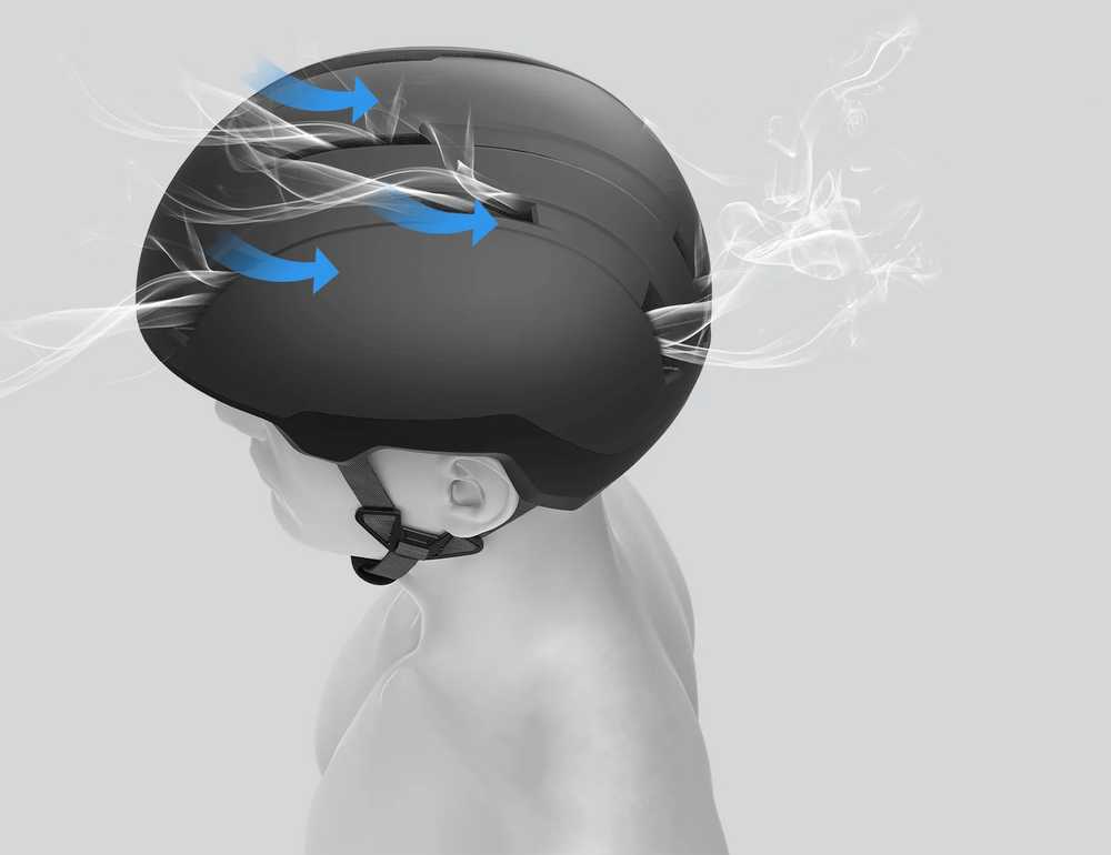 Xiaomi Riding Helmet | Charcoal pilkas