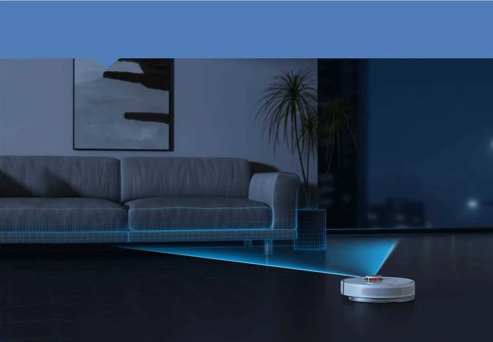 Dulkių siurblys - robotas  Xiaomi Robot Vacuum X10 EU su automatine dulkių išsiurbimo stotele