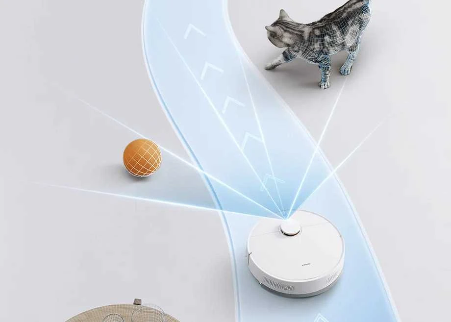 Dulkių siurblys - robotas Xiaomi S40C EU, baltos spalvos
