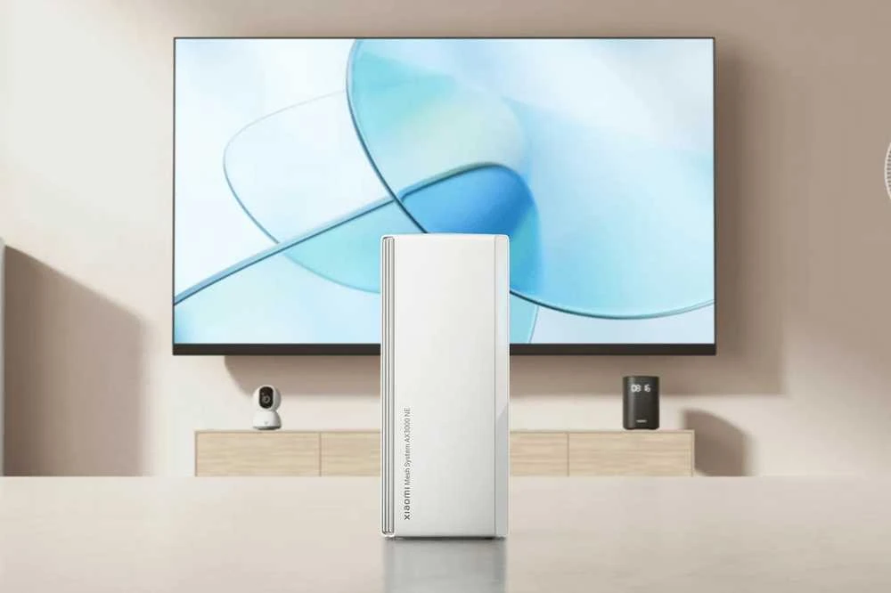 Maršrutizatorius Xiaomi Mesh System AX3000 NE (1 vnt.), Baltos spalvos