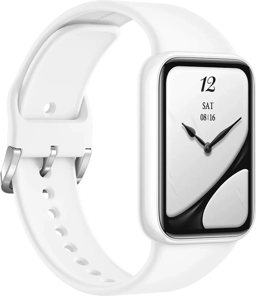Išmanusis laikrodis Xiaomi Smart Band 10 Pro, baltos spalvos (Ceramic Edition)