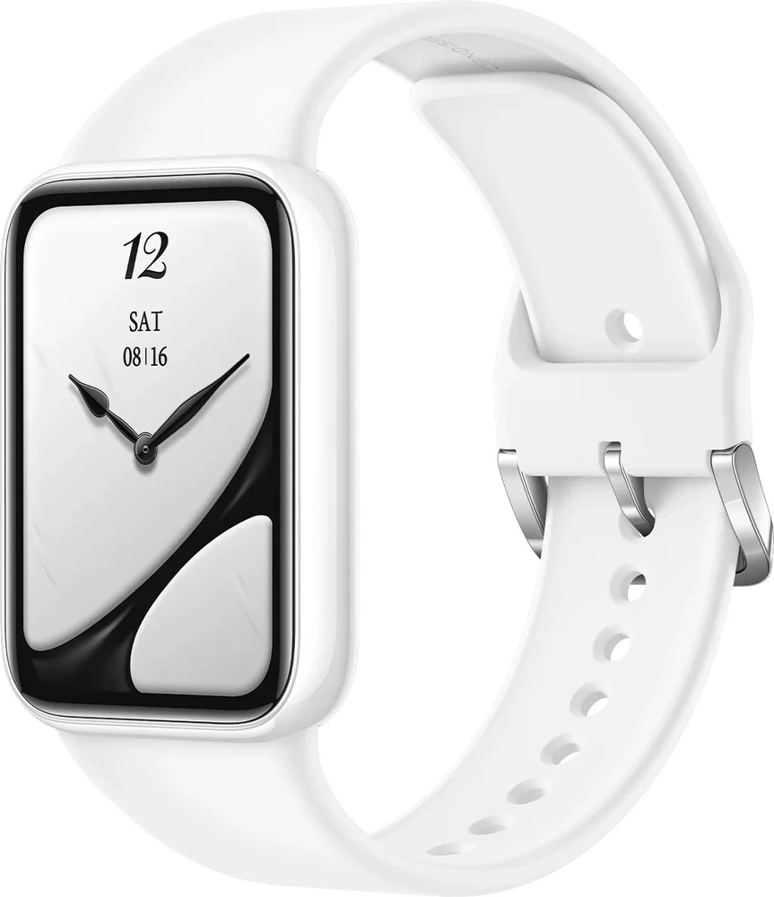 Išmanusis laikrodis Xiaomi Smart Band 10 Pro, baltos spalvos (Ceramic Edition)