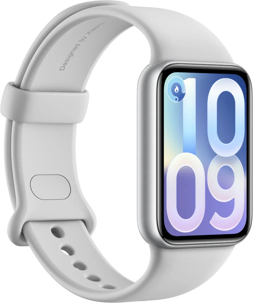 Išmanusis laikrodis Xiaomi Smart Band 10 Pro, sidabrinės spalvos