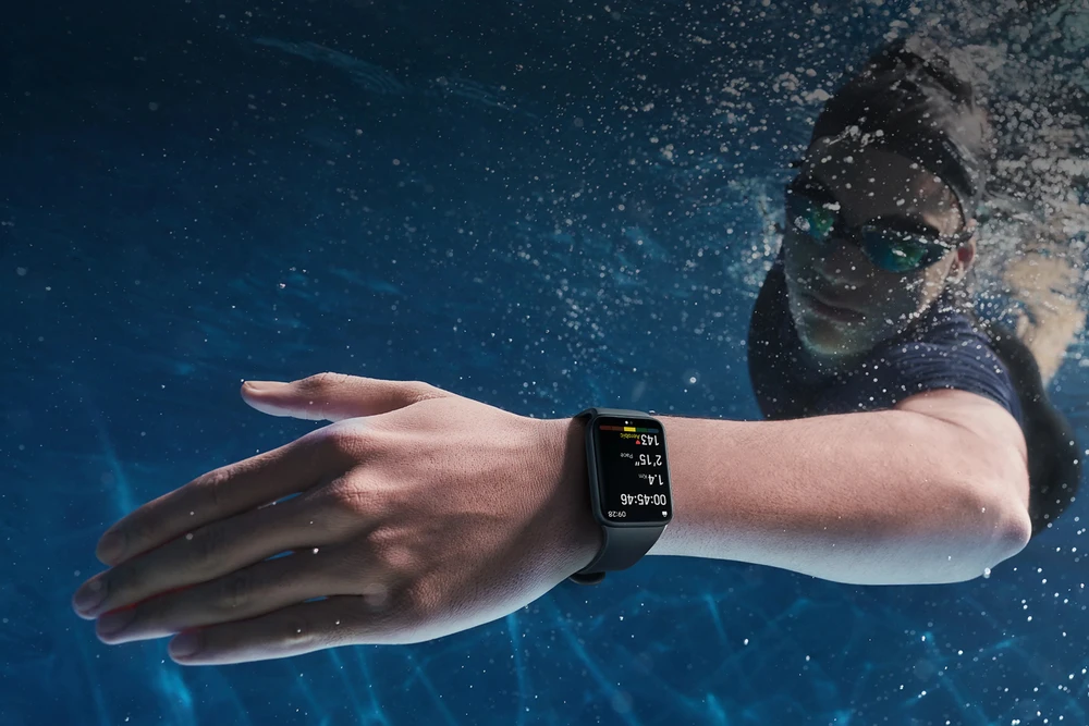 Išmanusis laikrodis Xiaomi Smart Band 10 Pro, juodos spalvos