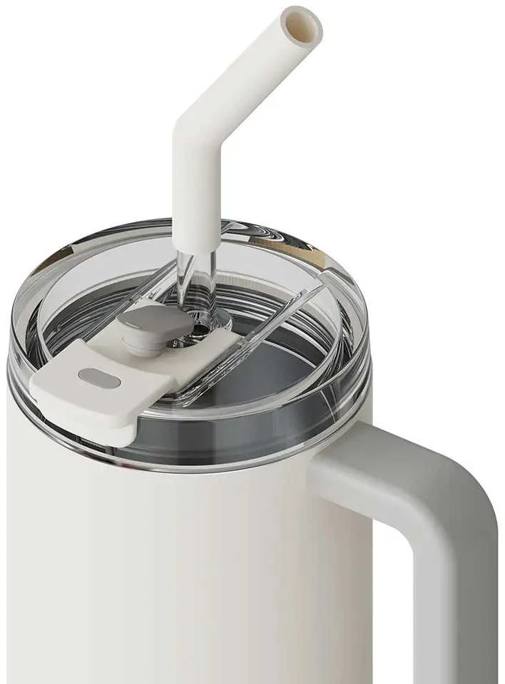 Xiaomi | Straw Mug | Capacity 1 L | Material Nerūdijantis plienas | Baltas