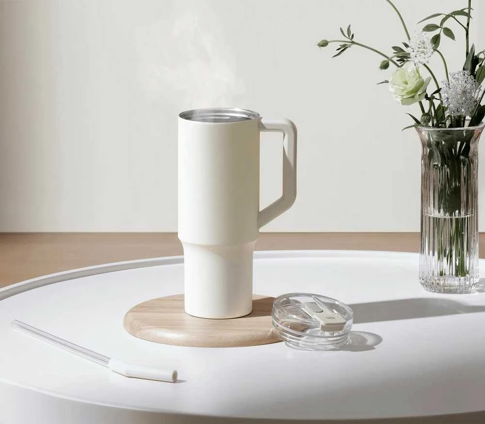 Xiaomi | Straw Mug | Capacity 1 L | Material Nerūdijantis plienas | Baltas