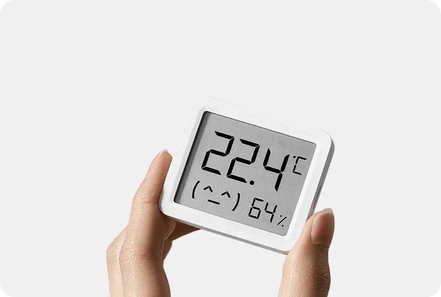 Xiaomi Mi Temperature and Humidity Monitorius 3 Mini baltos spalvos
