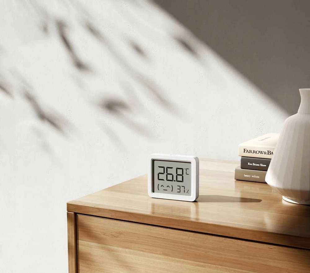 Xiaomi Mi Temperature and Humidity Monitorius 3 Mini baltos spalvos