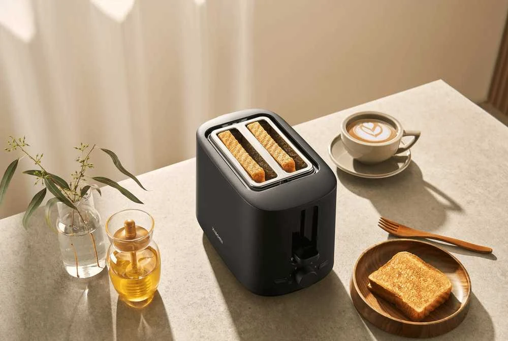 Skrudintuvas Xiaomi Toaster EU  | Galia 780–930 W | Lizdų skaičius 2 | Korpuso medžiaga - plastikas | Juodas
