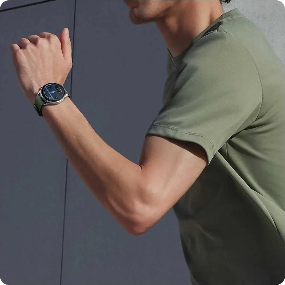 Išmanusis laikrodis Xiaomi Watch 5 | AMOLED | 1.54" | Atsparus vandeniui | Žalias