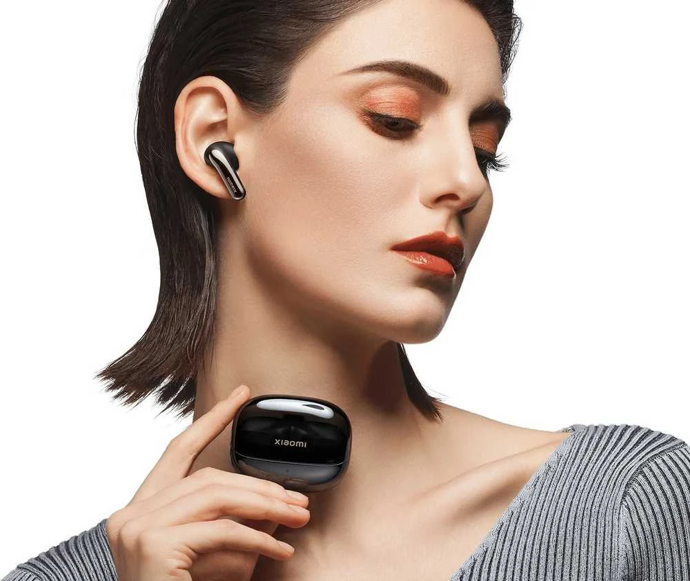 Xiaomi Buds 5 Pro juodos ausinės su dėkliuku