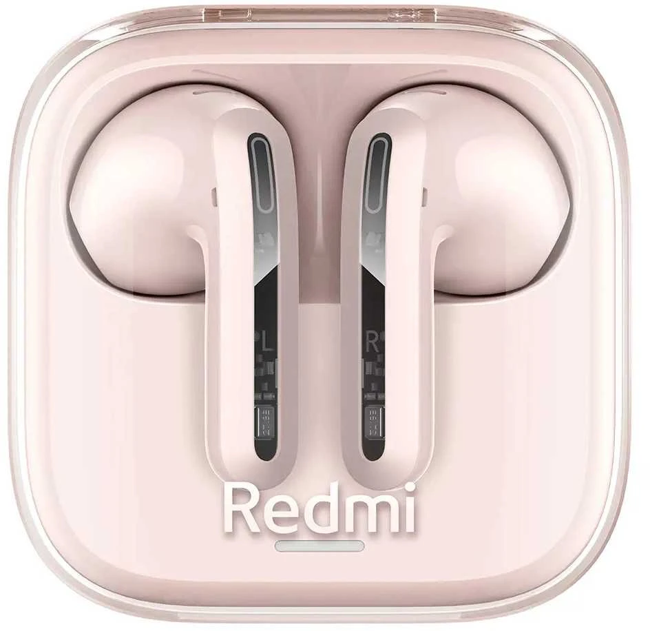 Xiaomi Redmi Buds 6 Active rožinės spalvos įkrovimo dėkliuke