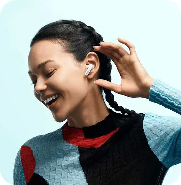 Xiaomi Redmi Buds 6 belaidės ausinės, Baltos spalvos