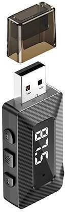XO FM siųstuvas BCC16 Bluetooth MP3 USB juodas