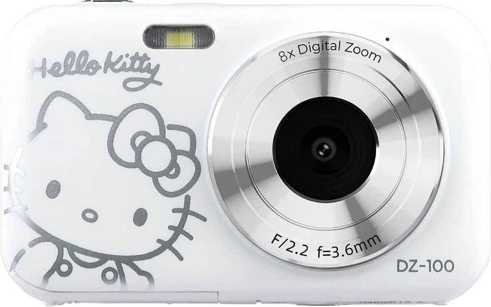 YASHICA x Hello Kitty skaitmeninis fotoaparatas DZ-100 (Baltas)