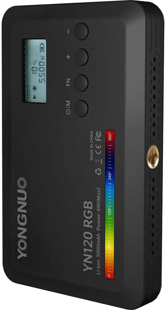 Apšvietimo įranga Yongnuo YN120 LED šviesa 2500-9900K RGB