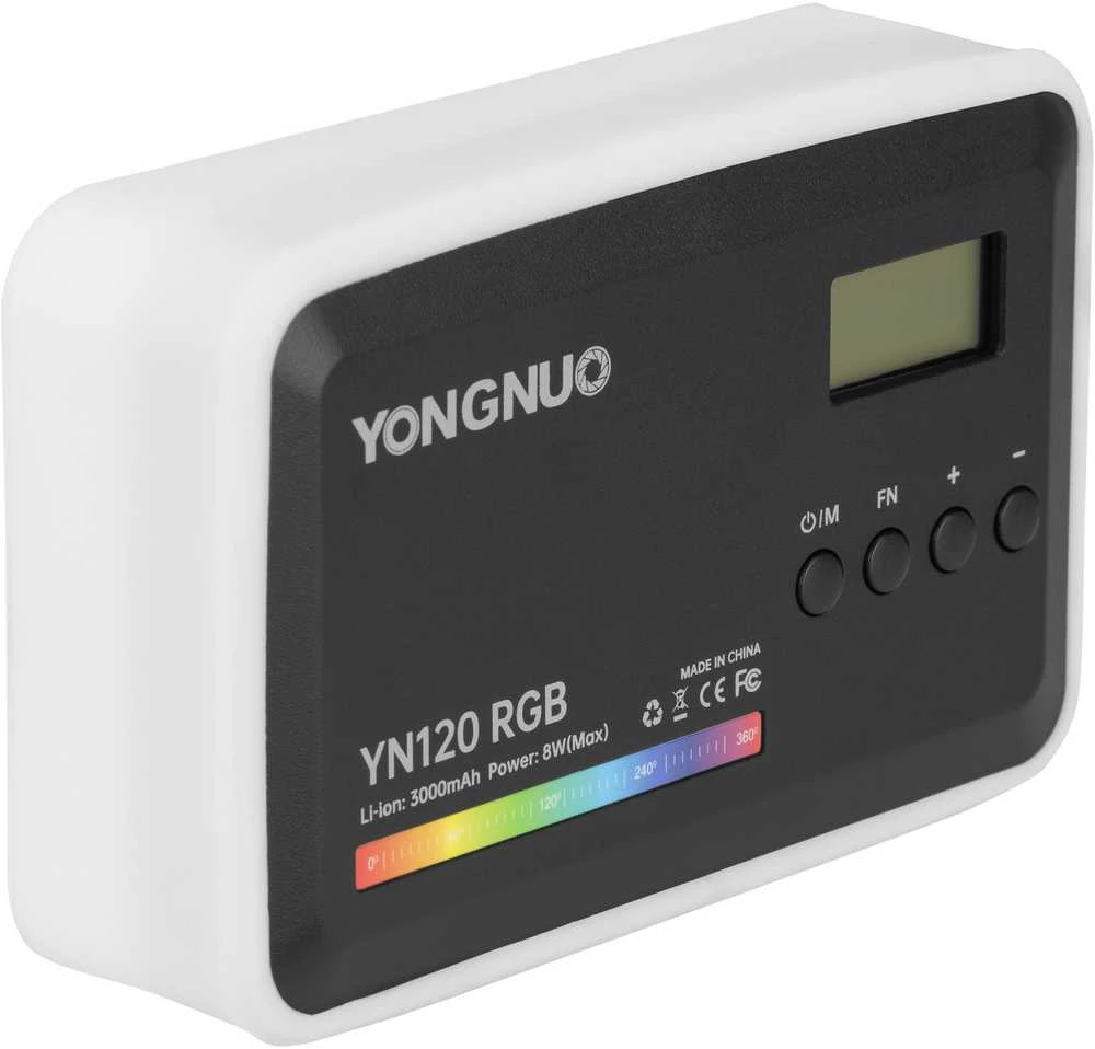 Apšvietimo įranga Yongnuo YN120 LED šviesa 2500-9900K RGB