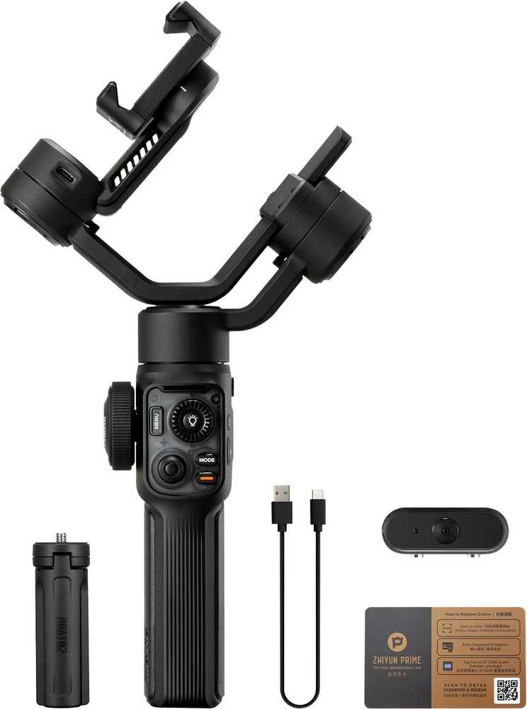 „Zhiyun Mobile Gimbal Smooth 5S AI Combo“.