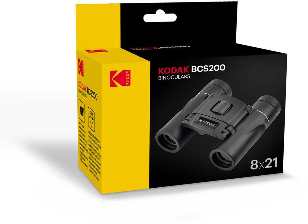 Kodak BCS200 žiūronai 8x21mm juodos spalvos