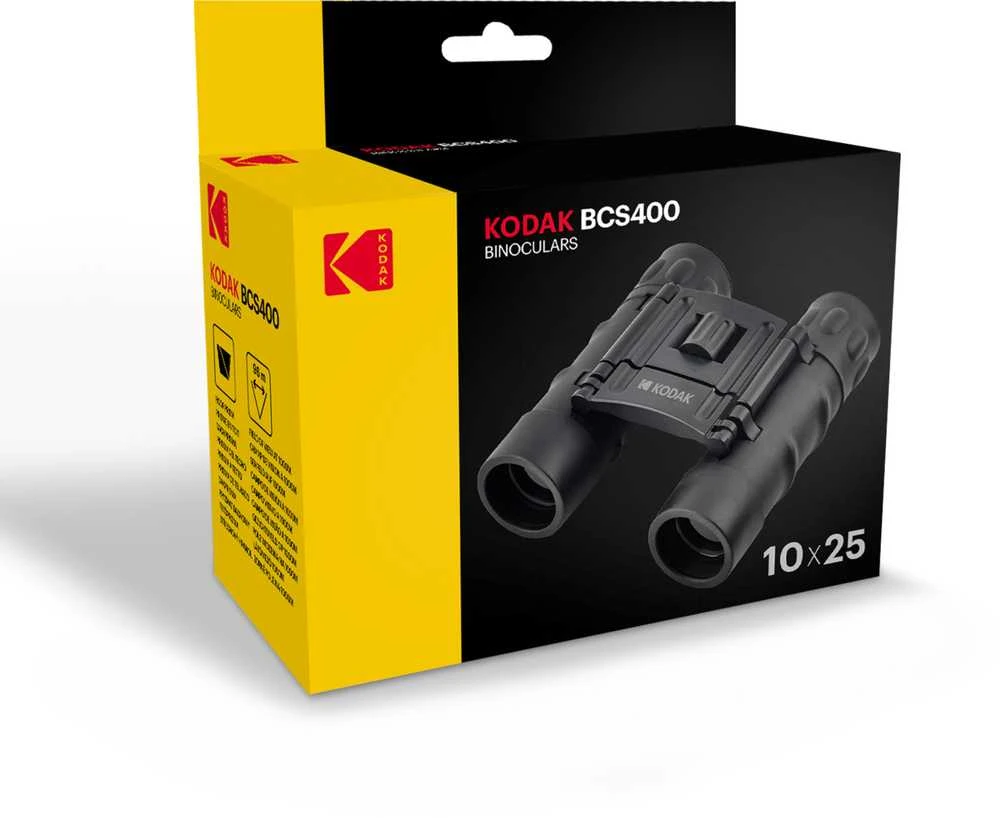 Kodak BCS400 žiūronai 10x25mm juodos spalvos