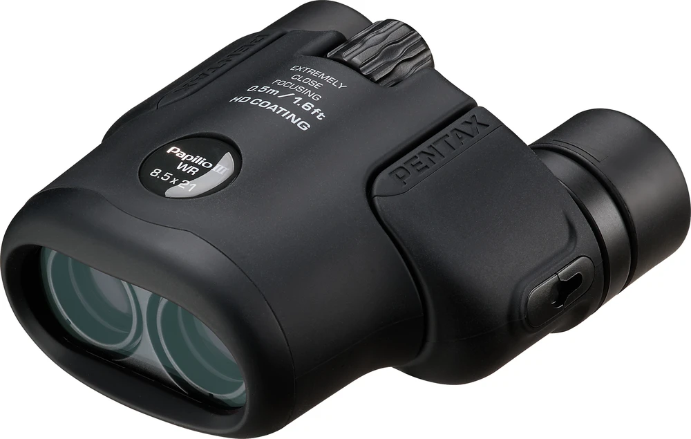 Žiūronai Ricoh Pentax Binoculars WR 8,5x21 Papilio III Juodas