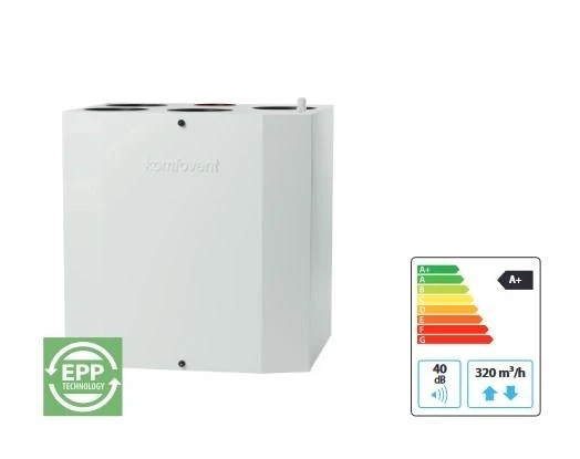 Rotacinis rekuperatorius Domekt-R-300-V-HE