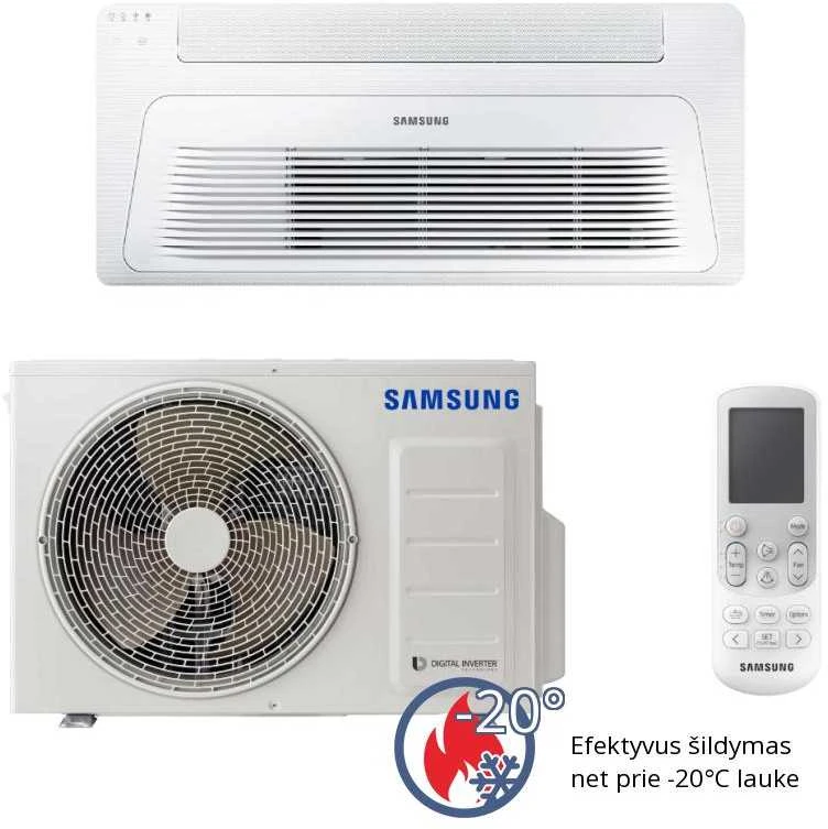Kondicionierius Samsung bevėjės 1-kryptės 3.5/4.0 kW kasetės komplektas