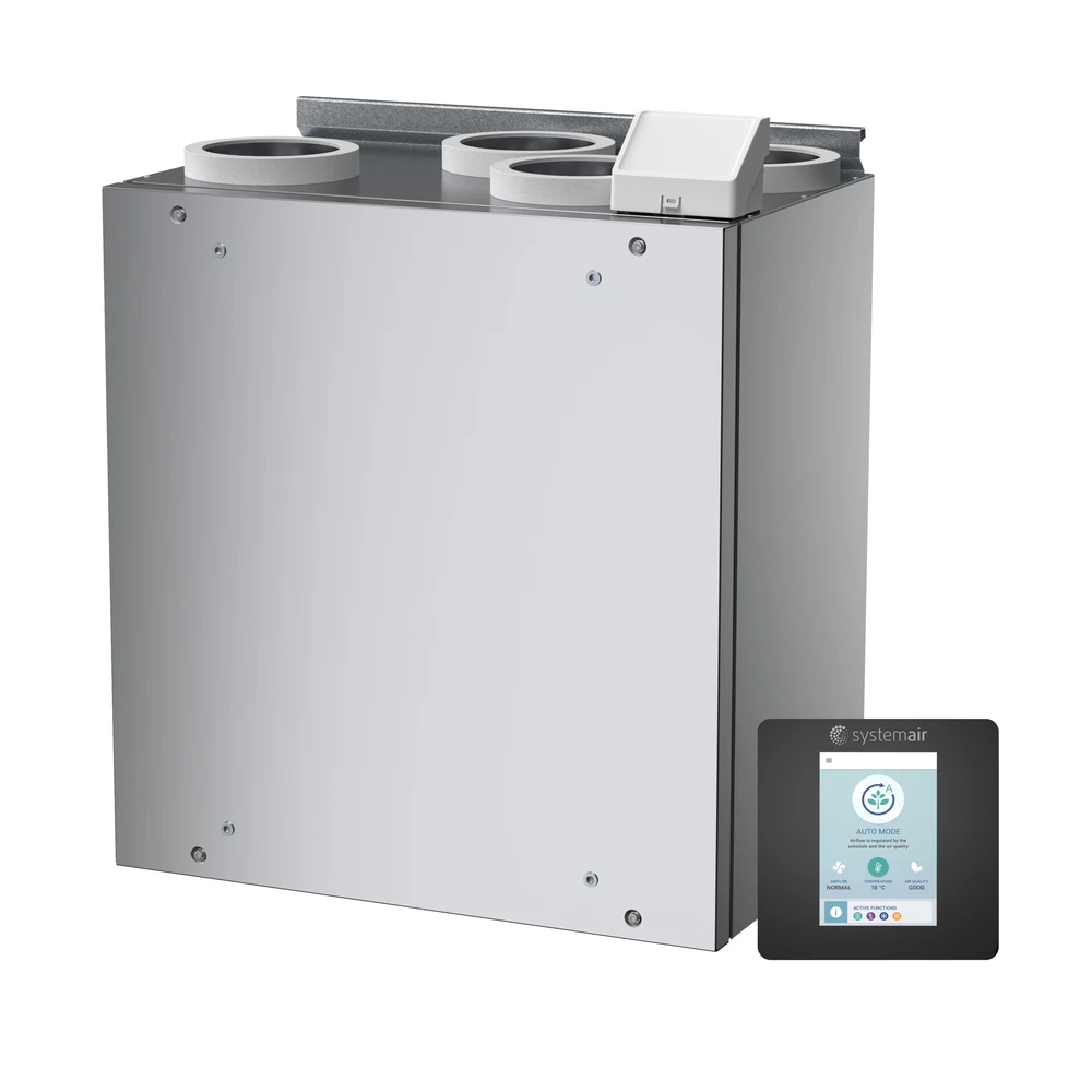 Systemair (Švedija) Rekuperatorius Systemair Save VTR 150/B (500/1000W)