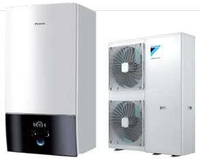 Šilumos siurblys Daikin Altherma EPGA11DV-EABH16D6V 14,57kW šildymas, 6kW el. tenas, 220V