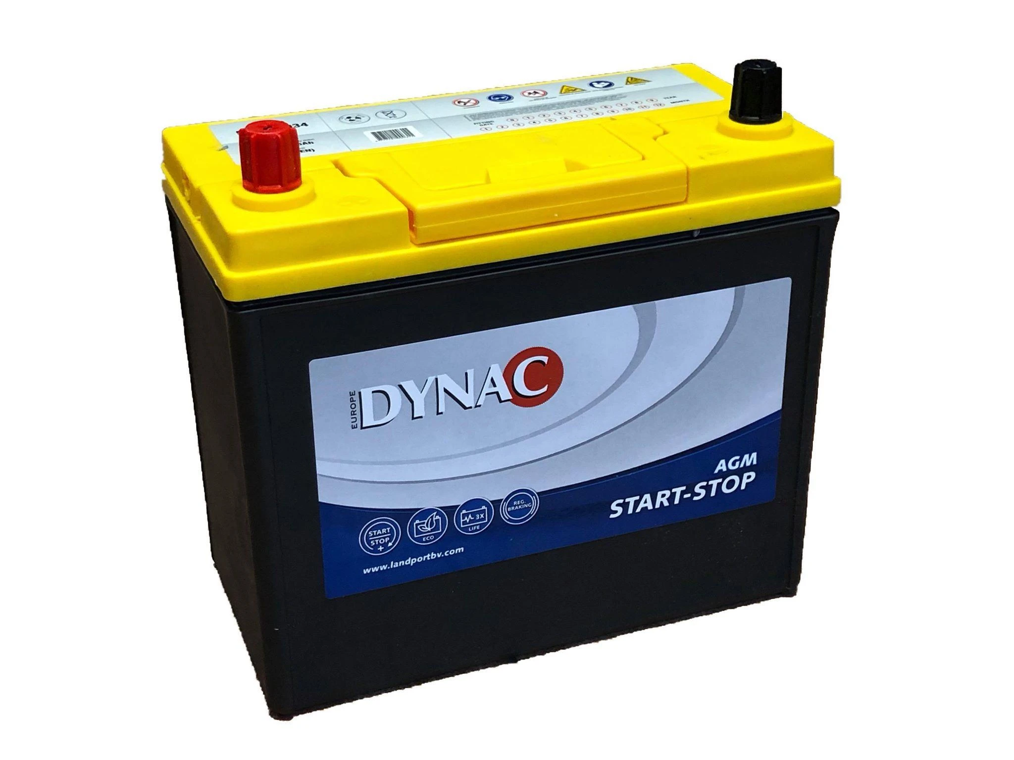 Landport DYNAC 45Ah AGM akumuliatorius