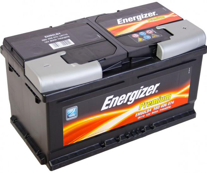 Аккумулятор energizer 80ah