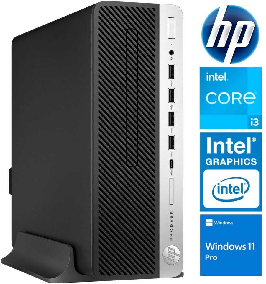Hewlett Packard (HP) HP 600 G4 SFF i3-8100 8GB 256SSD M.2 NVME WIN11Pro ...
