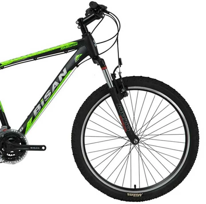 Kalnų dviratis Bisan MTX7050 VB Matt Juodas/Žalias (Rato dydis: 27.5 Rėmo dydis: 19) (70V4827-55051-23) (Atnaujinta)