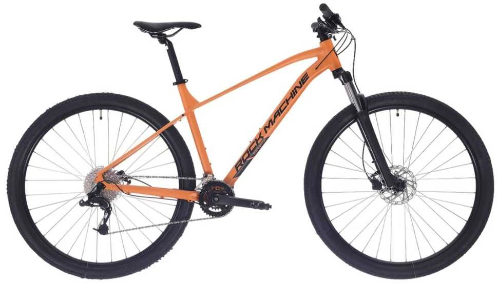 Kalnų dviratis Rock Machine Manhattan 60 Matte Lava Oranžinis (Rato dydis: 29 Rėmo dydis: M) (803.2026.29251) (Atnaujinta)