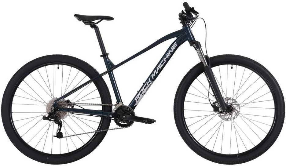 Kalnų dviratis Rock Machine Manhattan 60 Gloss Deep Night Mėlyna (Rato dydis: 29 Rėmo dydis: XL) (803.2026.29261) (Atnaujinta)