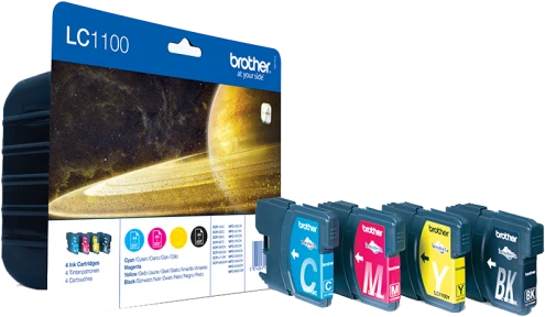 BROTHER VALUE PACK (LC-1100HY BK/C/M/Y)