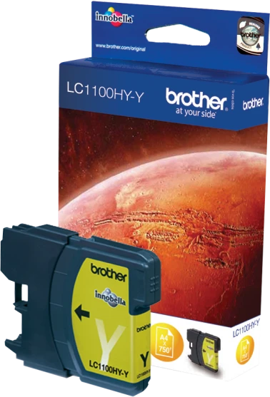 Brother LC-1100HYY rašalo kasetė Originalus Geltona 1 vnt