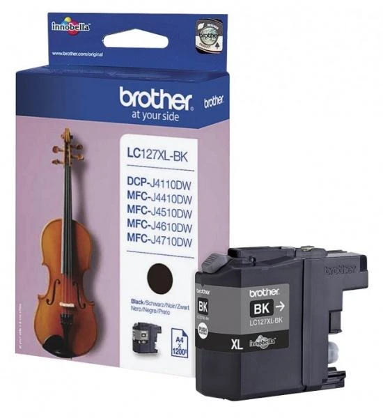 Brother Brolis LC127XLBK | Rašalo kasetė | Juodas