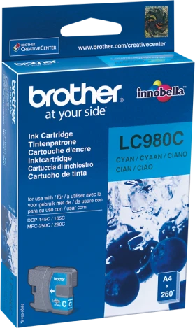 BROTHER LC-980C TONERIS CYAN 260P