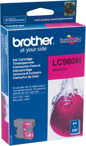 BROTHER LC-980M TONERIS MAGENTA 260P