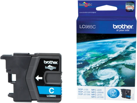 „Brother LC985C“ rašalo kasetė, žalsvai mėlyna