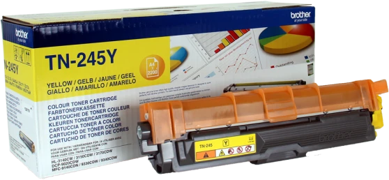 BROTHER TN-245Y TONER HIGH Geltonas 2200P