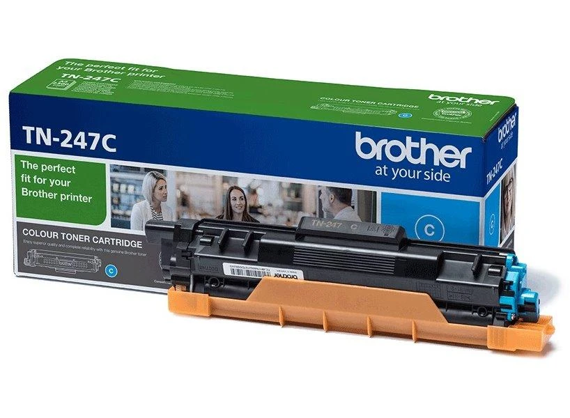 BROTHER TN-247C žydro spalvos tonerio kasetė, 2300 puslapių
