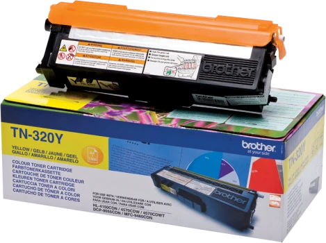 Brother TN-320, Geltona toner Brother