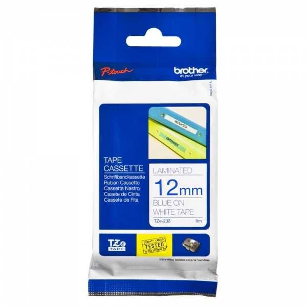 Brother BROLIS TZE233 12 Mėlynas ON Baltas