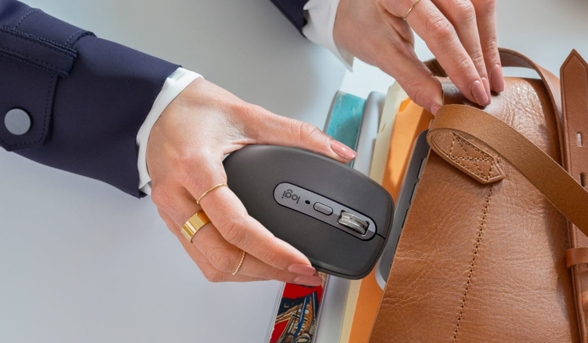 Belaidė pelė Logitech MX Anywhere 3S for Business, grafito spalvos aprašymas - Prekės nuotrauka