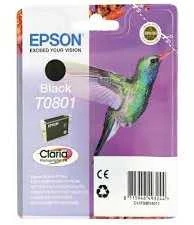 Epson Singlepack Juodas T0801 Claria Photographic Ink Juodas