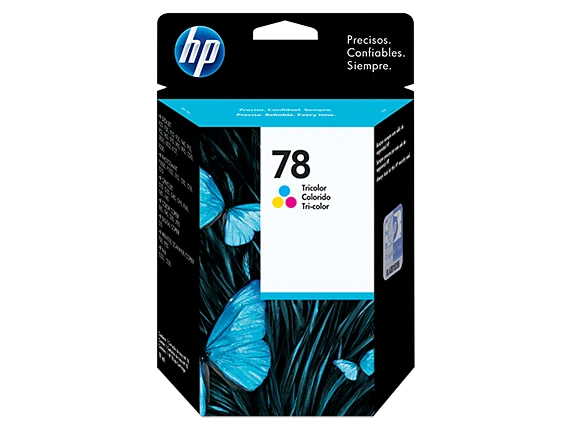 Hewlett Packard (HP) HP Nr. 78 rašalo kasetė. 3 spalvų (19 ml, 450 puslapių), pakeičia C6578DE