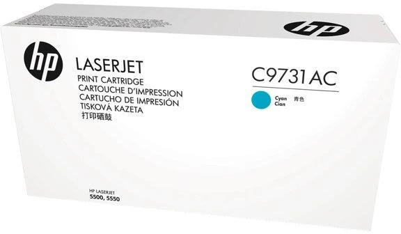 Hewlett Packard (HP) HP C9731A kasetė, žydra